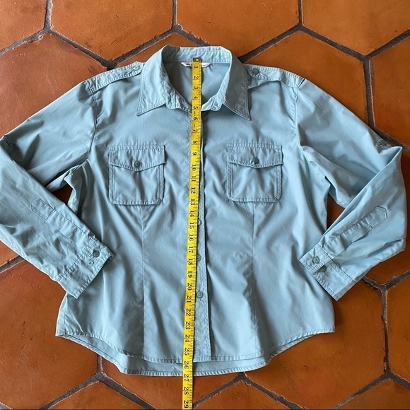 Womens Tilley Endurables Button Front Shirt Floral Botanical Blouse Size XL - Picture 9 of 10